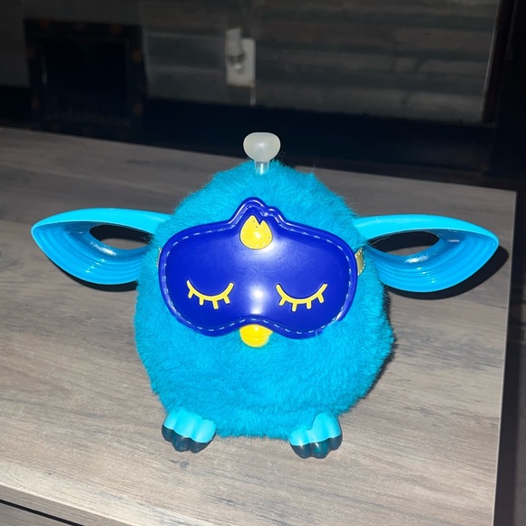 Toys Furby Connect Bluetooth 216 Hasbro Teal Blue With Sleep Mask